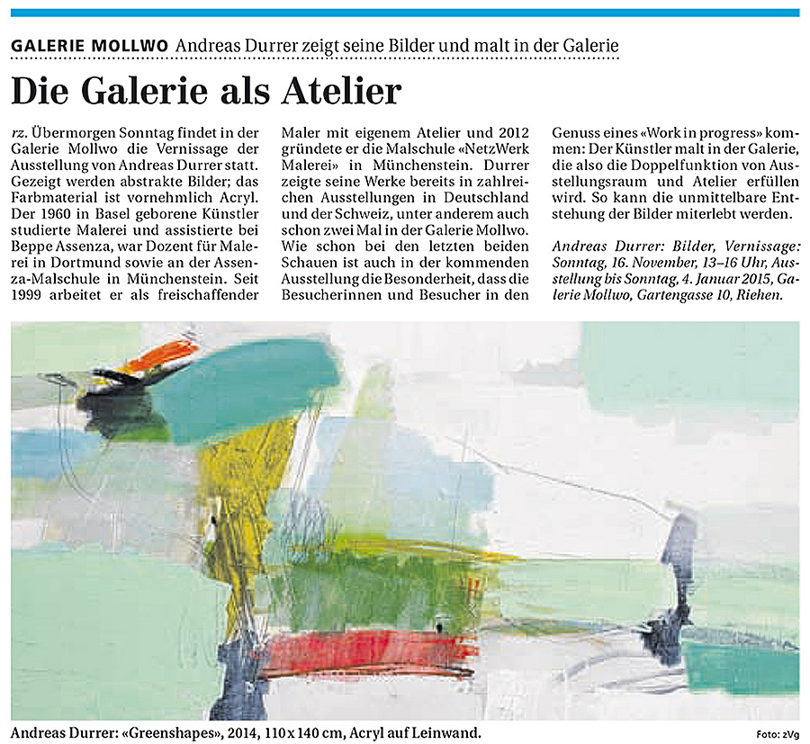 Riehenr Zeitung 2014